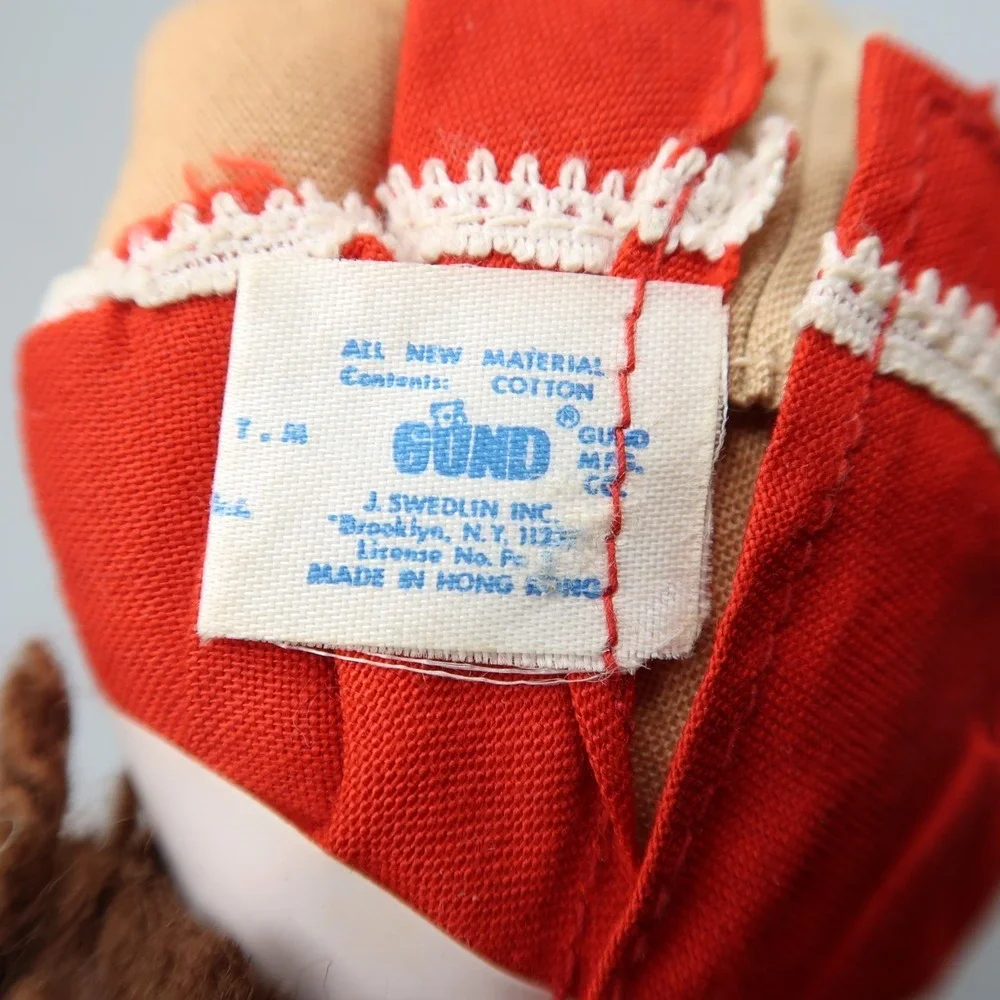 Gund little Lulu Minature Doll 6.5 in Toy Soft Vintage Hong Kong